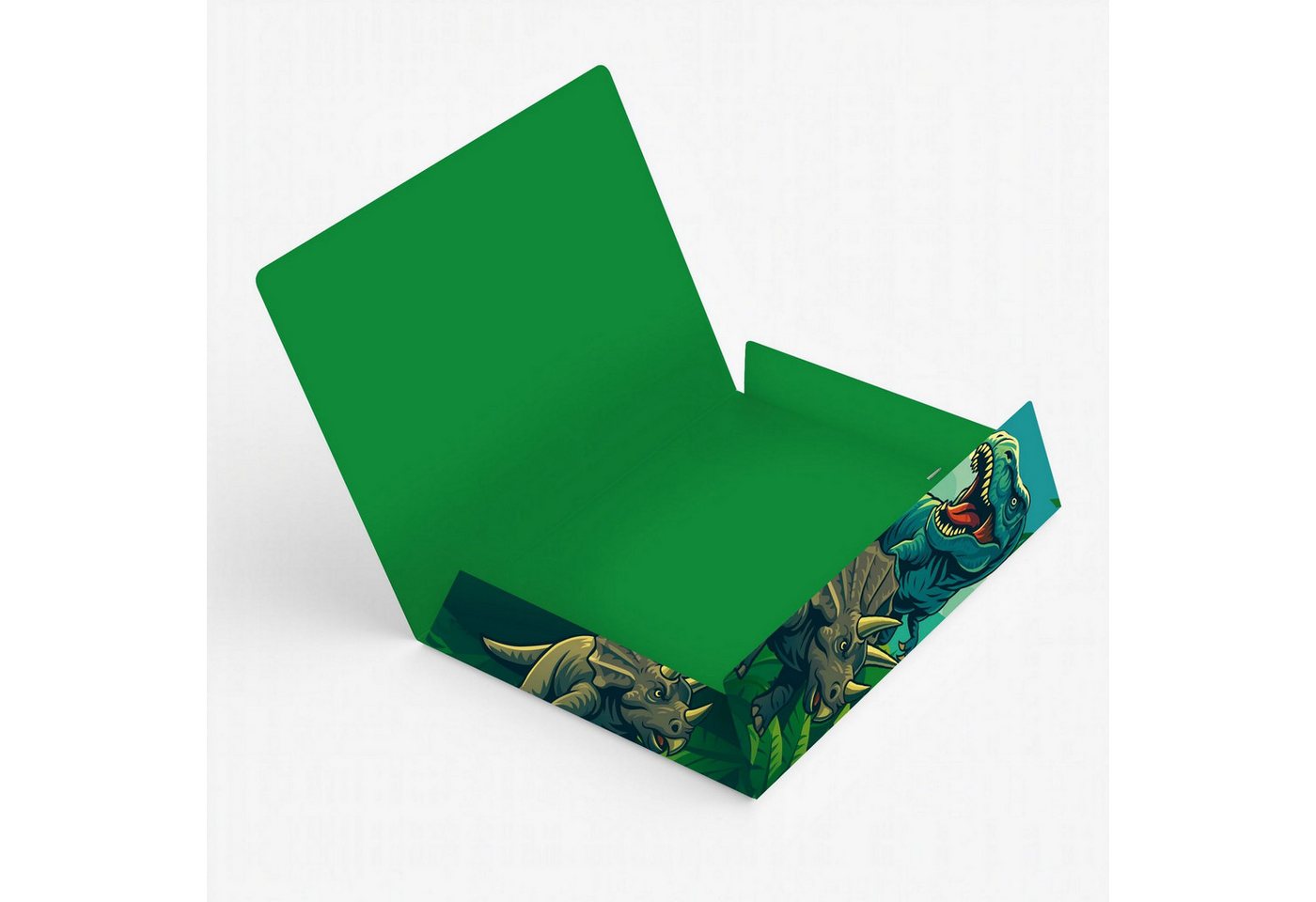 itenga Organisationsmappe ITENGA Gummizugmappe Zeichenmappe A3 PP Motiv Dinosaurier - DINO WORLD