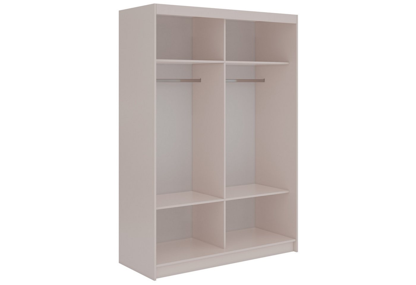 MKS MÖBEL Schiebetürenschrank SKORIA 150 (Packung, mit Schiebetüren, Kleiderstangen) Kleiderschrank 150 cm mit Schiebetüren und Spiegel Bild 2
