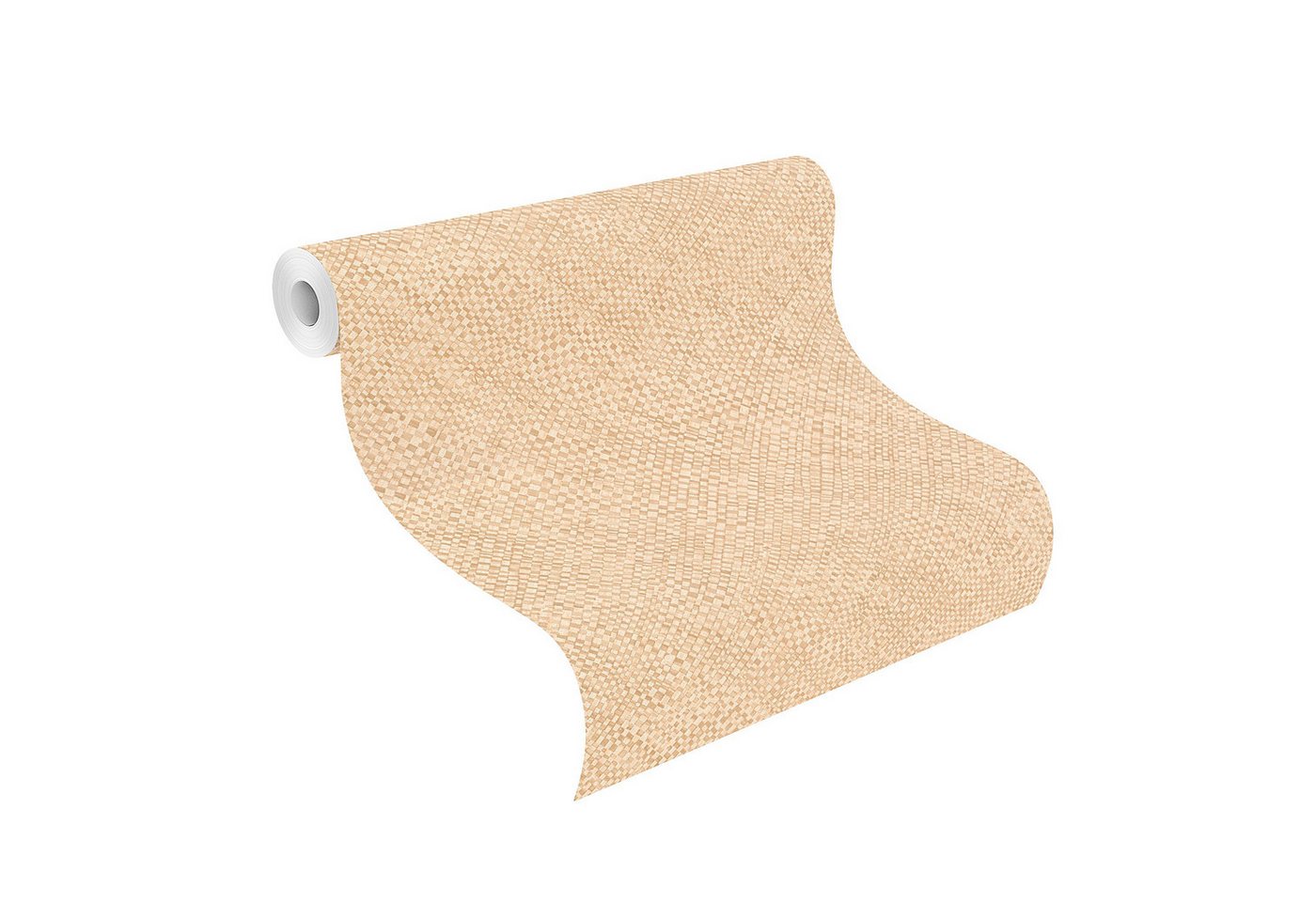 Rasch Vliestapete mit Flechtoptik in Dunkel-Beige - Feine Gewebeoptik, strukturiert, Flechtoptik, matt, Ton-in-Ton, geometrisch, (1 Rolle, 1 St), gewebte Optik Bild 5