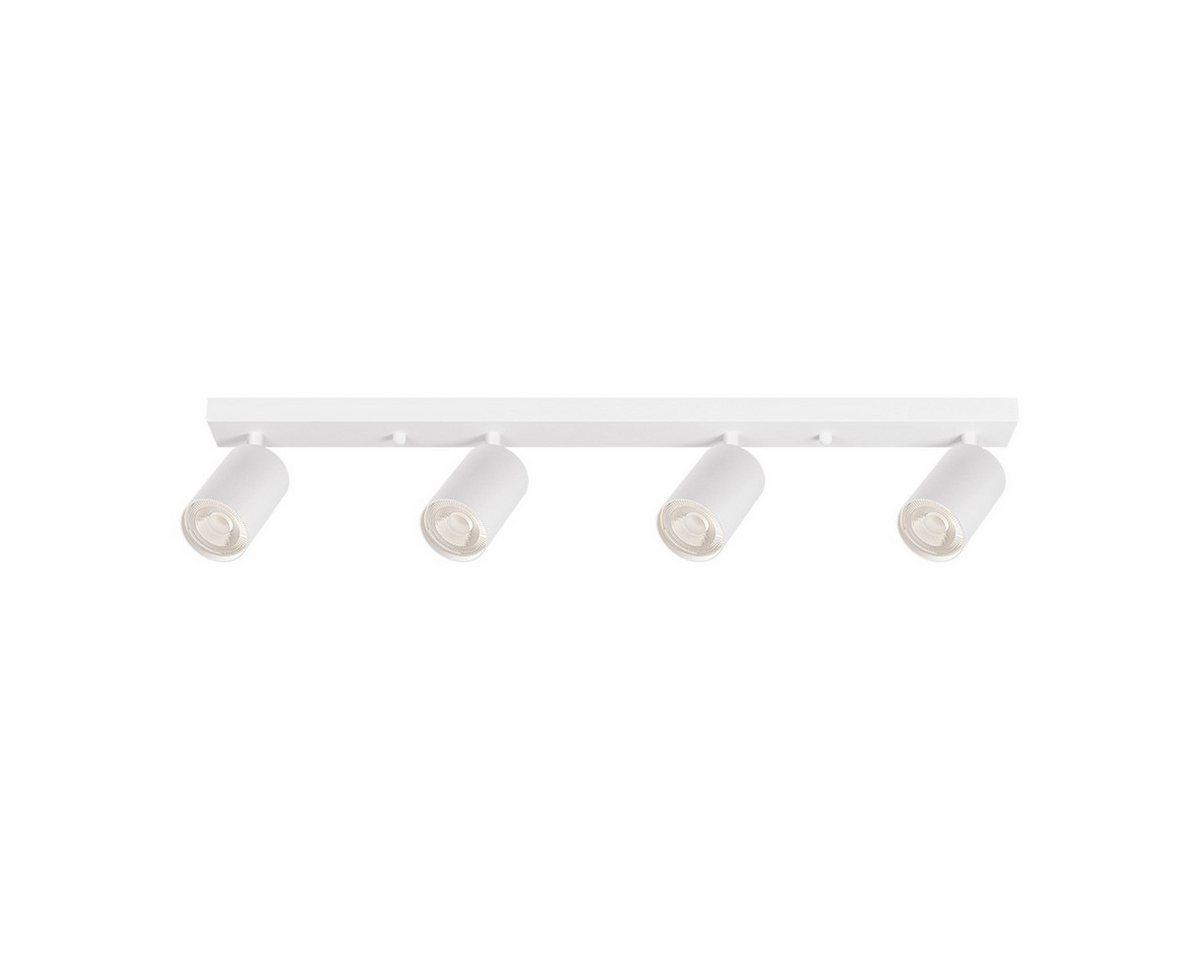 Braytron LED Deckenleuchte Spotleuchte Rund oder Eckig 1-4 Flammig GU10 Fassung Weiß Schwarz Gold, ohne Leuchtmittel, Deckenlampe GU10, Schwenkbare Spots, 1-4 Flammig Bild 3