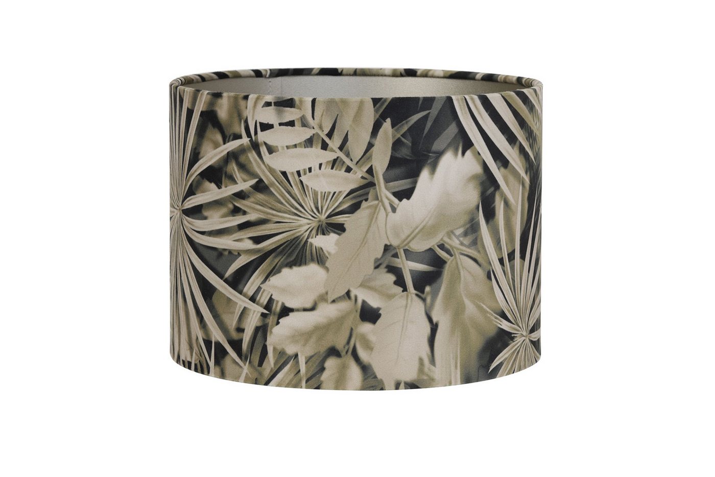 Light & Living Lampenschirm Lampenschirm Zylinder PALM SEPIA von Light & Living Samt Braun Ø20x15 Bild 3