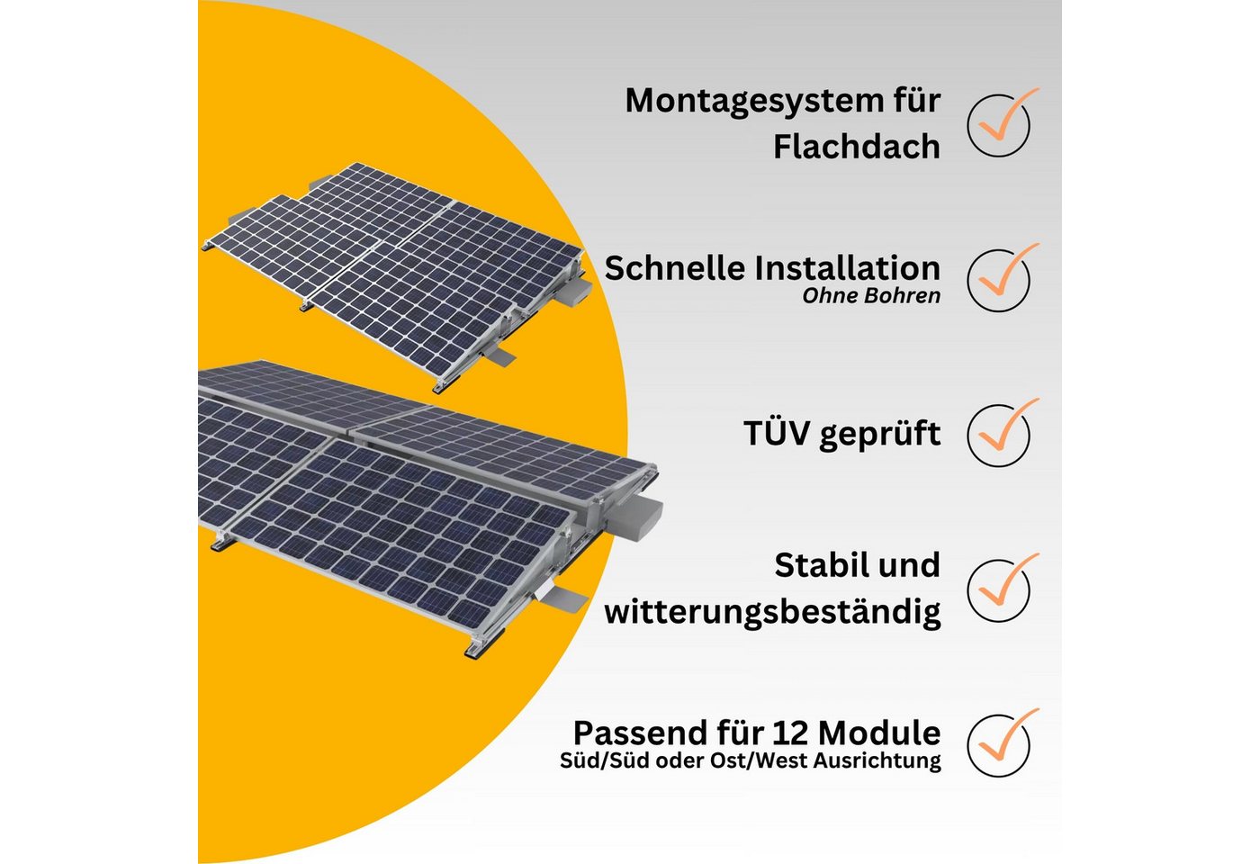 LONGI Solaranlage LONGi 2in1 PV-Tower, 4,6 kW Solaranlage + 5 kWh Speicher, Flachdach, (21-St) Bild 3