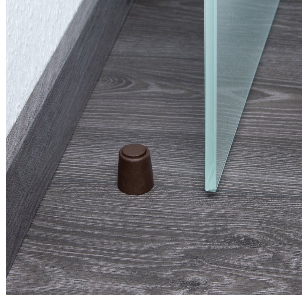 sossai® Türstopper Bodenstopper / Wandstopper NTS2 - BERND (5 St), Farbe: Braun Bild 2