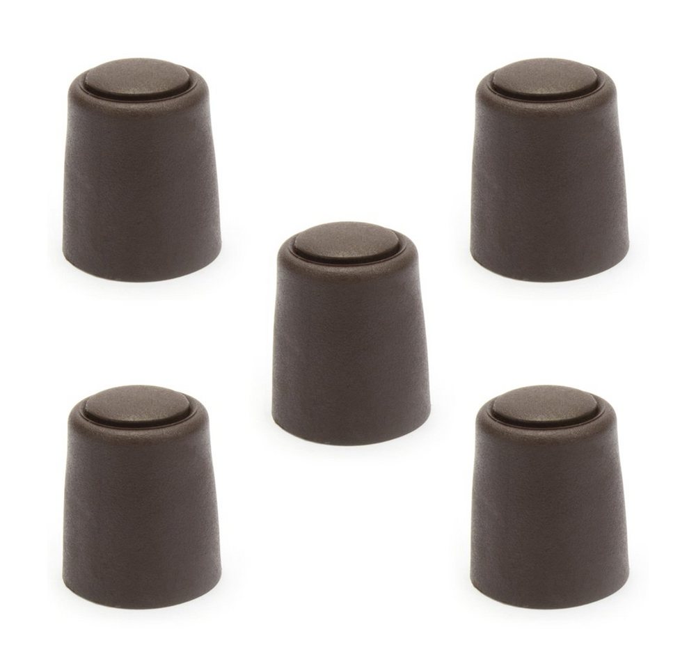 sossai® Türstopper Bodenstopper / Wandstopper NTS2 - BERND (5 St), Farbe: Braun Bild 3