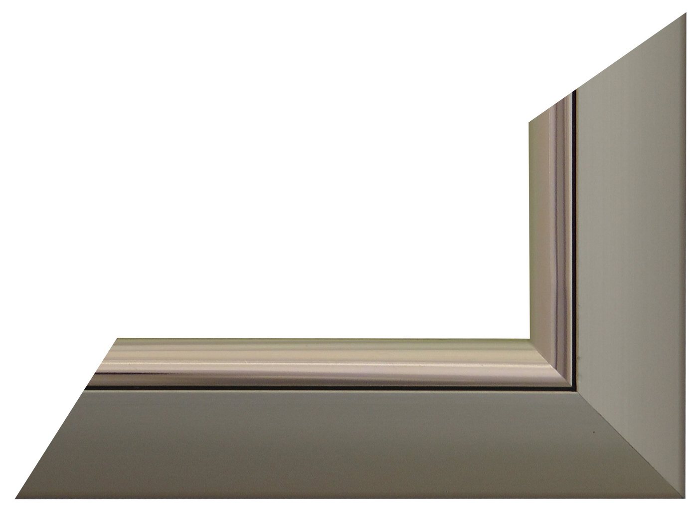 Oslo MasterLine Einzelrahmen Bilderrahmen Kunststoff quadratisch Innenleiste glänzend Echtglas B+H, (30x30} {40x40} {50x50), 40 x 40 cm gold Echtglas - FSC-zertifiziert - Quadrat Bild 5