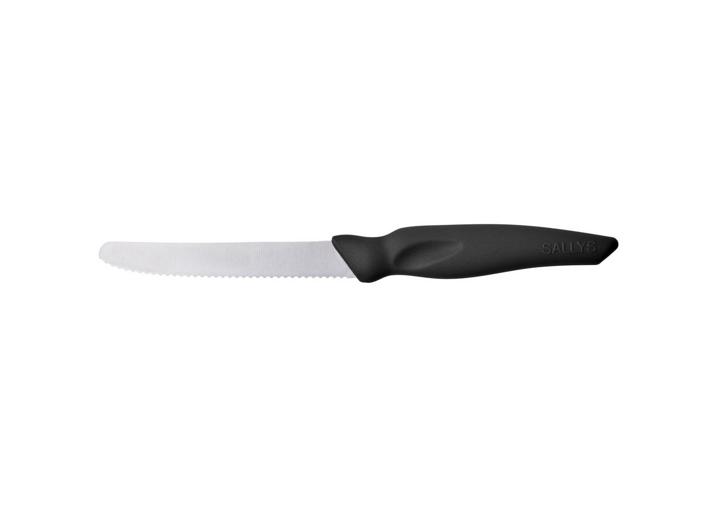 Sallys Universalküchenmesser Powermesser aus Hochwertiger Edelstahlklinge, Spezieller Wellenschliff