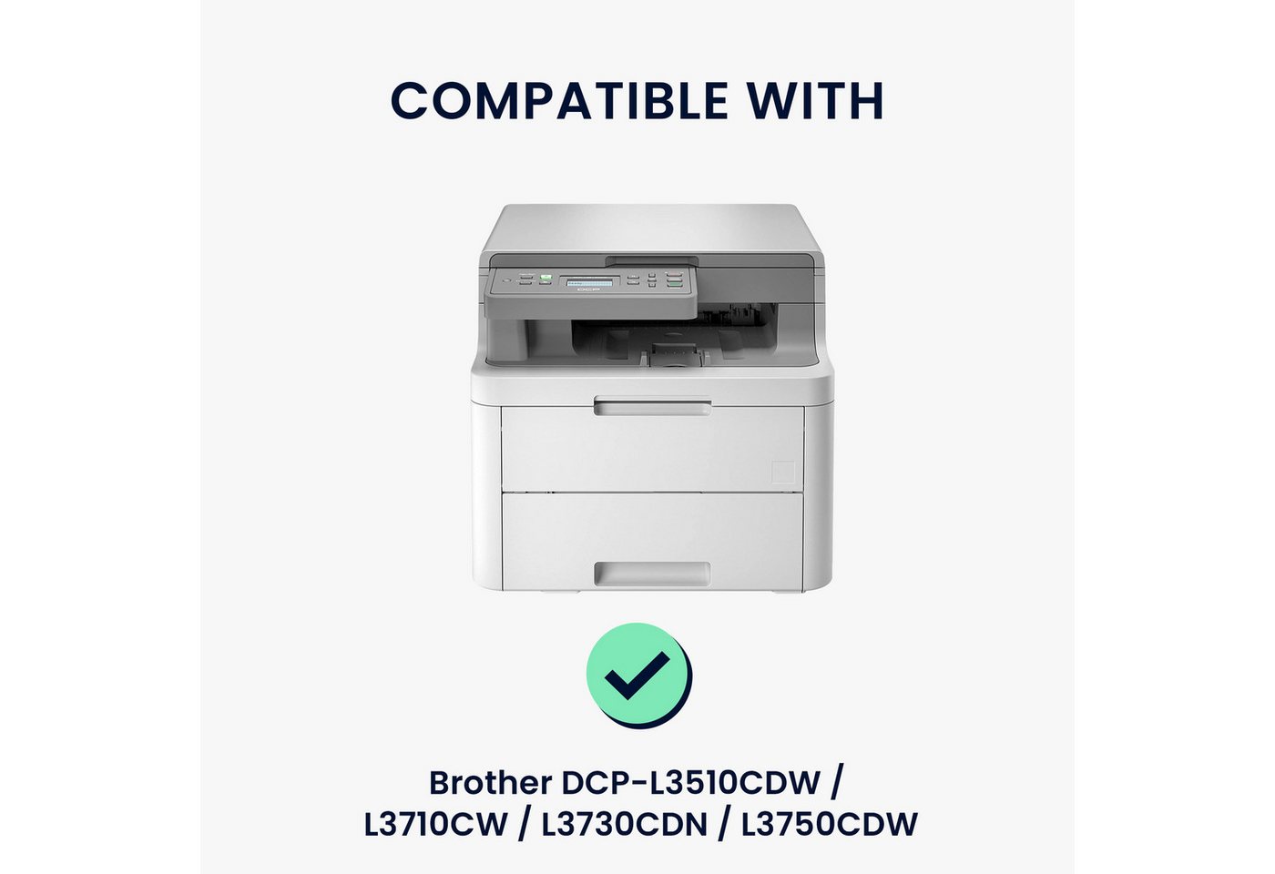 kwmobile Abdeckhaube Printer Hülle für Brother DCP-L3510CDW / L3710CW / L3730CDN / L3750CDW, Printer Cover aus Leinen Staubschutzhülle für Drucker Bild 4