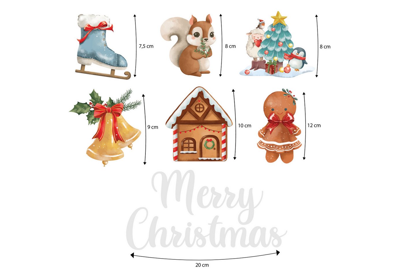 Nordstern Fensterbild Weihnachtsdeko für Innen, Statisch haftende Winter Fensterdeko Aufkleber Bild 4