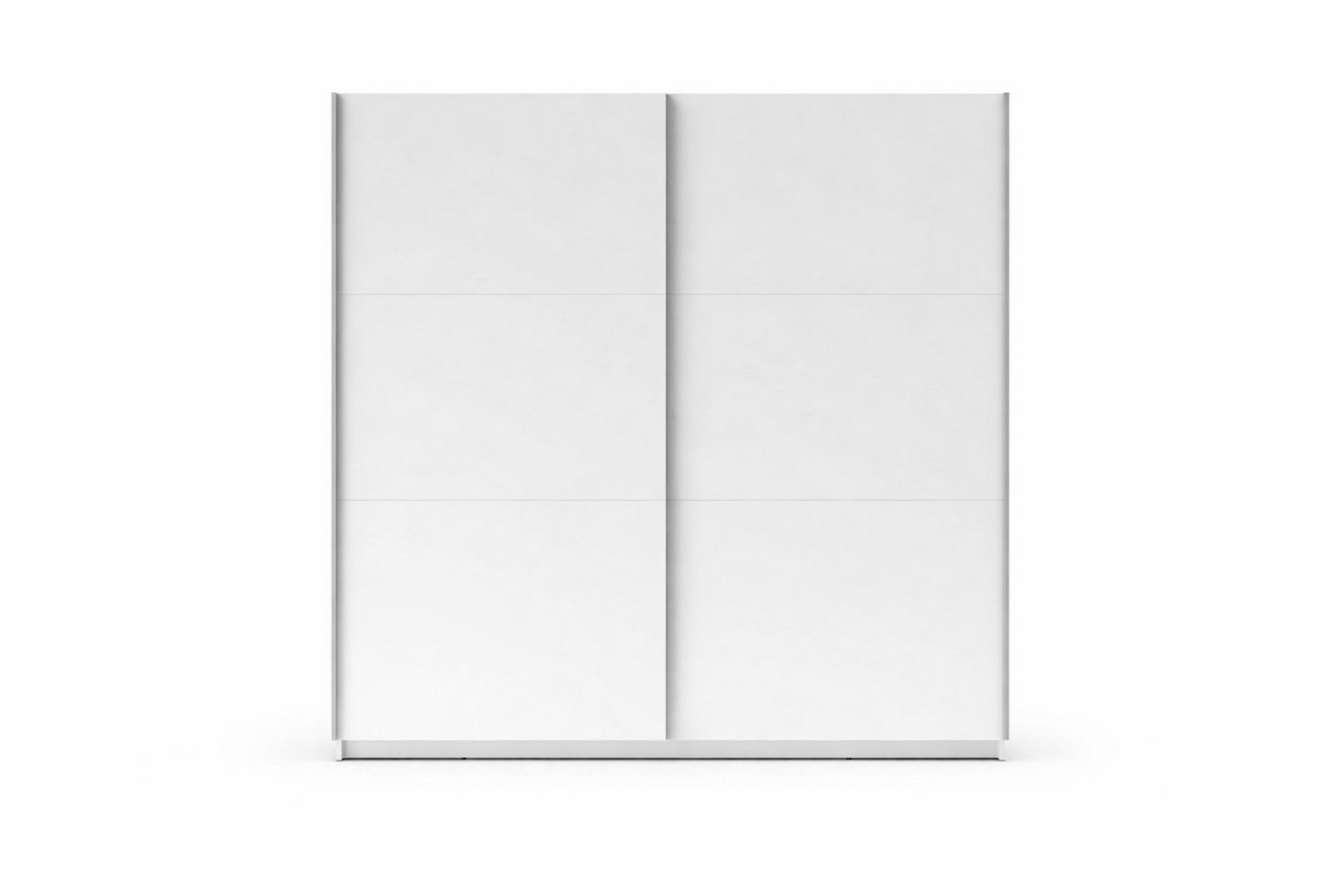 Deine Möbel 24 Schwebetürenschrank ARLO II Kleiderschrank mit Schiebetüren, Breite 150,6 oder 200,6 cm (Set, 1-St., mit Stauraum, praktisch & modern) Kleiderschrank in Weiß matt, Graphit, Eiche Artisan & Eiche Sonoma