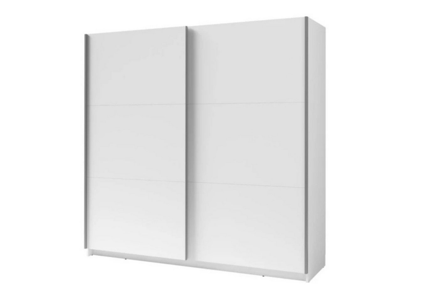 Deine Möbel 24 Schwebetürenschrank ARLO II Kleiderschrank mit Schiebetüren, Breite 150,6 oder 200,6 cm (Set, 1-St., mit Stauraum, praktisch & modern) Kleiderschrank in Weiß matt, Graphit, Eiche Artisan & Eiche Sonoma Bild 2