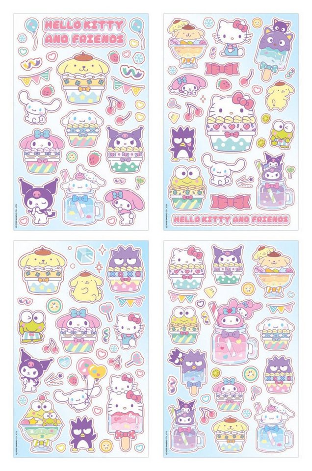 Sakami Merchandise Sticker Sanrio Sticker Pack Hello Kitty & Friends 03 Cupcake