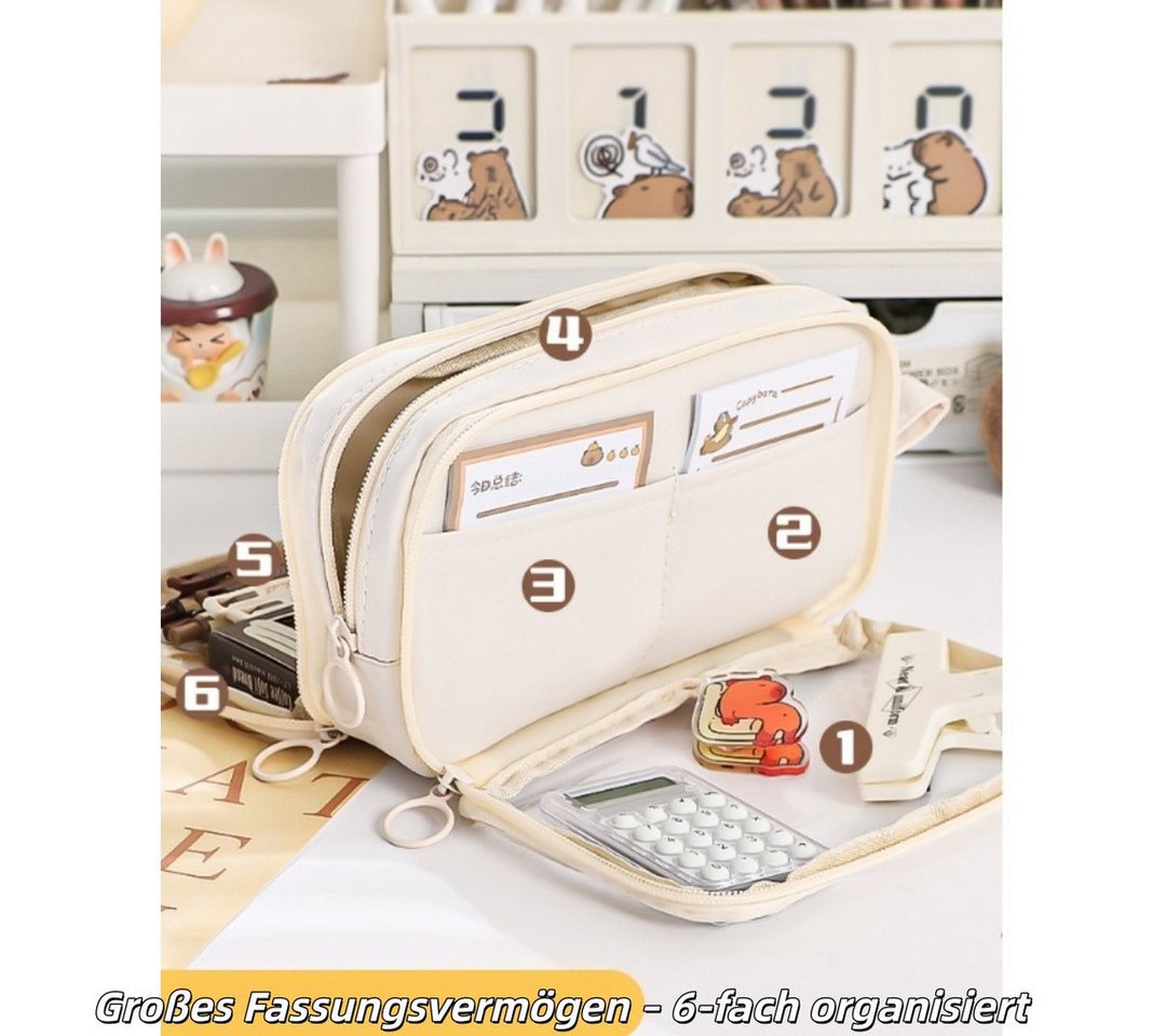 nsihing Federmäppchen kawaii Federmappe mit großer Kapazität, (Mäppchen für Mädchen, Jungen und Erwachsene), ideal für Schule, Hochschule und Büro