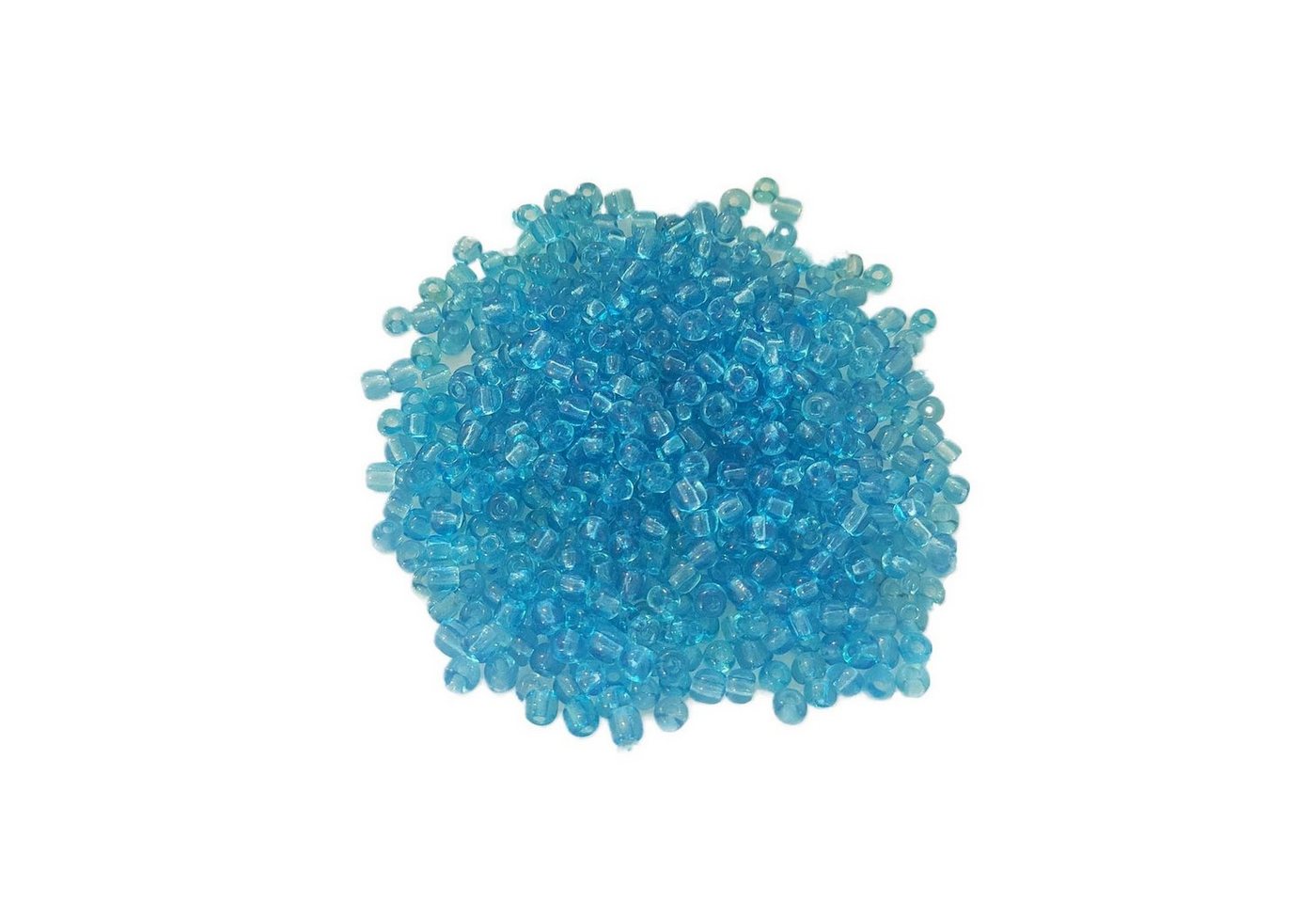 Kopper-24 Bastelperlen Glasperlen - Typ 'Rocailles' - 1000 Stück - 1,9 mm - Blau dunkel Bild 3