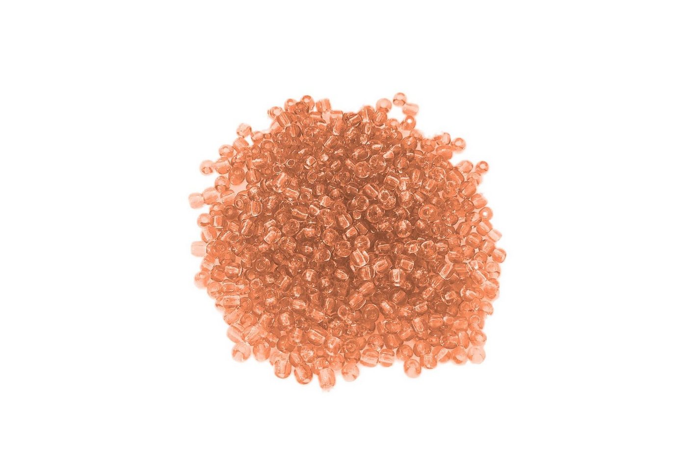 Kopper-24 Bastelperlen Glasperlen - Typ 'Rocailles' - 1000 Stück - 1,9 mm - Rosegold Bild 3
