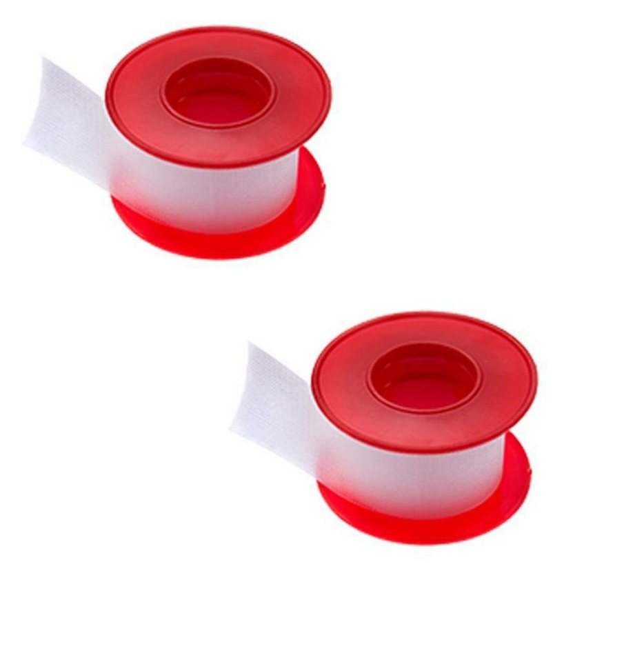 varivendo Fixierpflaster Rollenpflaster transparent 2 Stück 25mm x 5m + Notizblock (Rollen, 2-St., Rollenpflaster) Verbandrolle Rollenverband Heftpflaster Seidenpflaster Bild 3