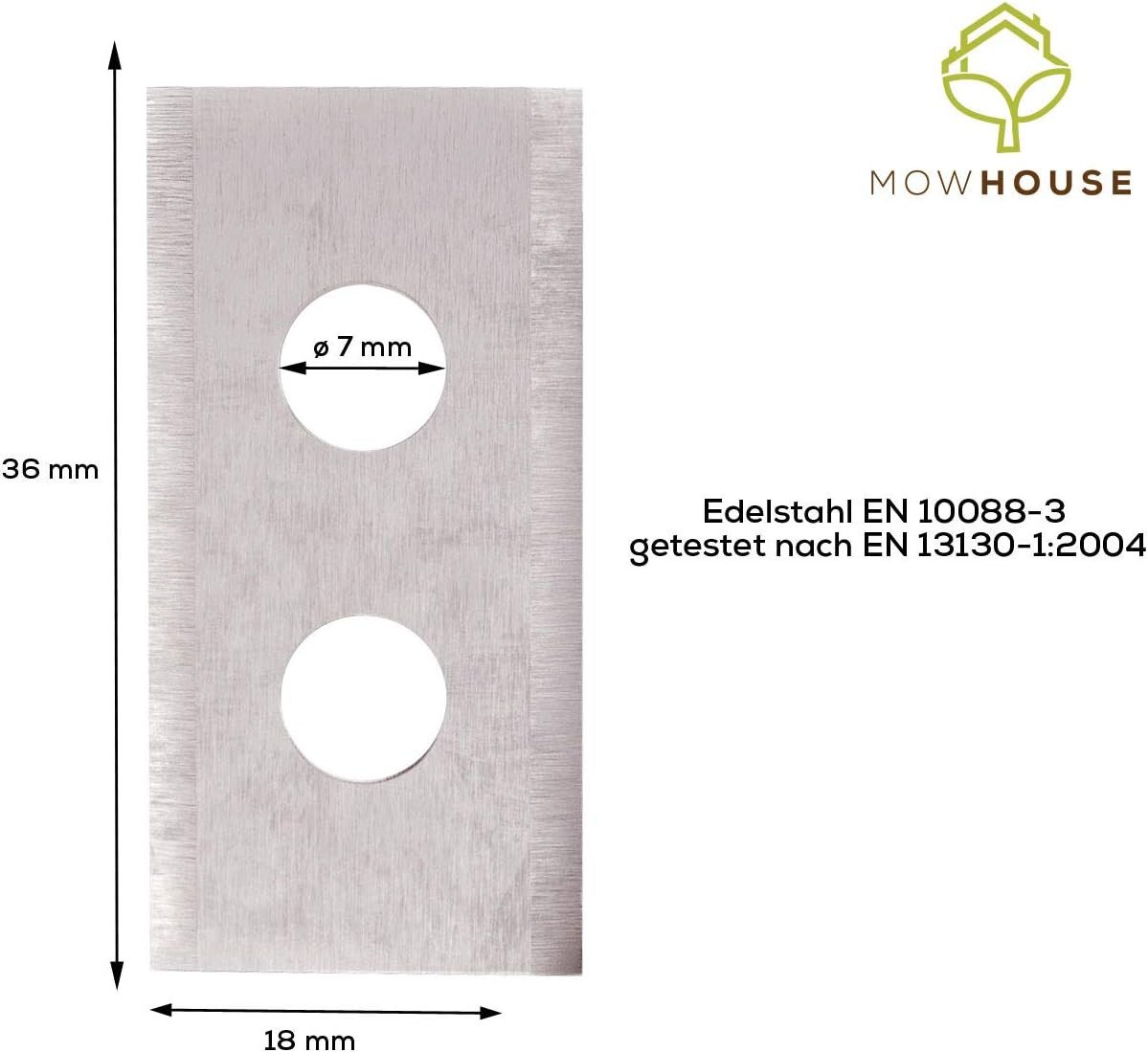 MOWHOUSE Mährobotermesser Ersatzmesser für Worx Landroid Mähroboter Ersatzklingen Messer Klingen (30-St), sehr scharf