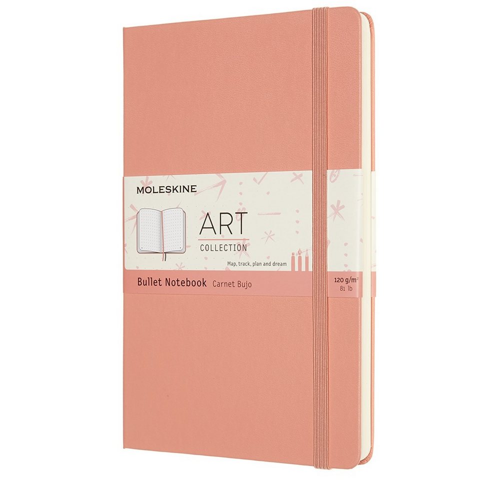 MOLESKINE Notizbuch Bullet Notizbuch Hardcover Large / A5, Punktraster