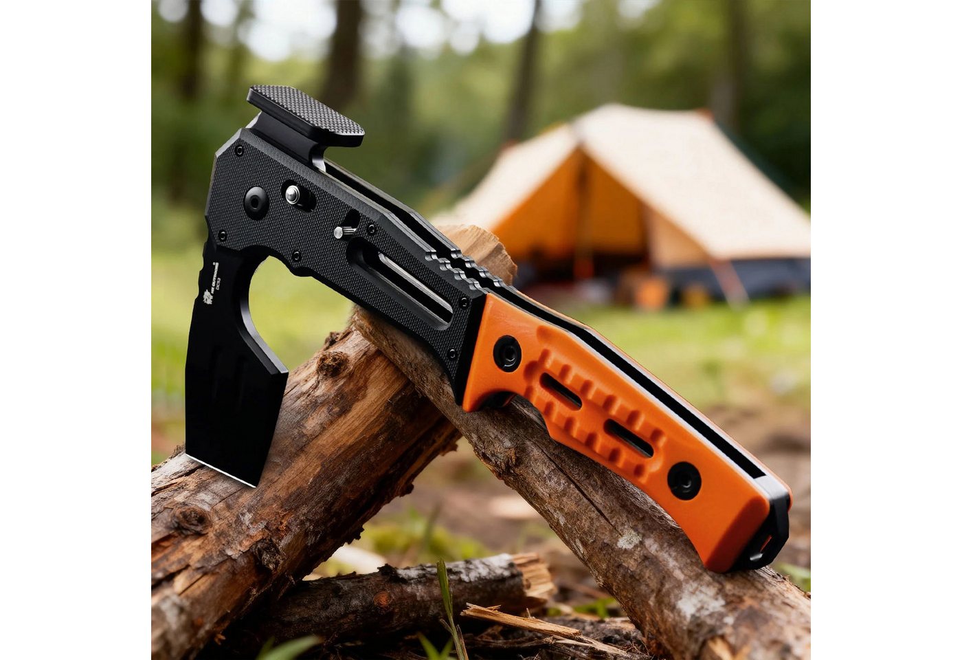 HX Outdoors Multitool OUTDOORS FALCILUX faltbare Axt FT-19 Black, (1 St) Bild 3