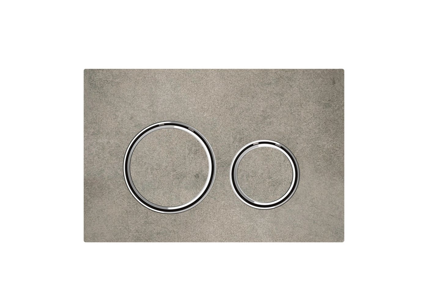 GEBERIT Betätigungsplatten Sigma 21 2-Mengen-Spülung chrom/betonoptik 115884JV1