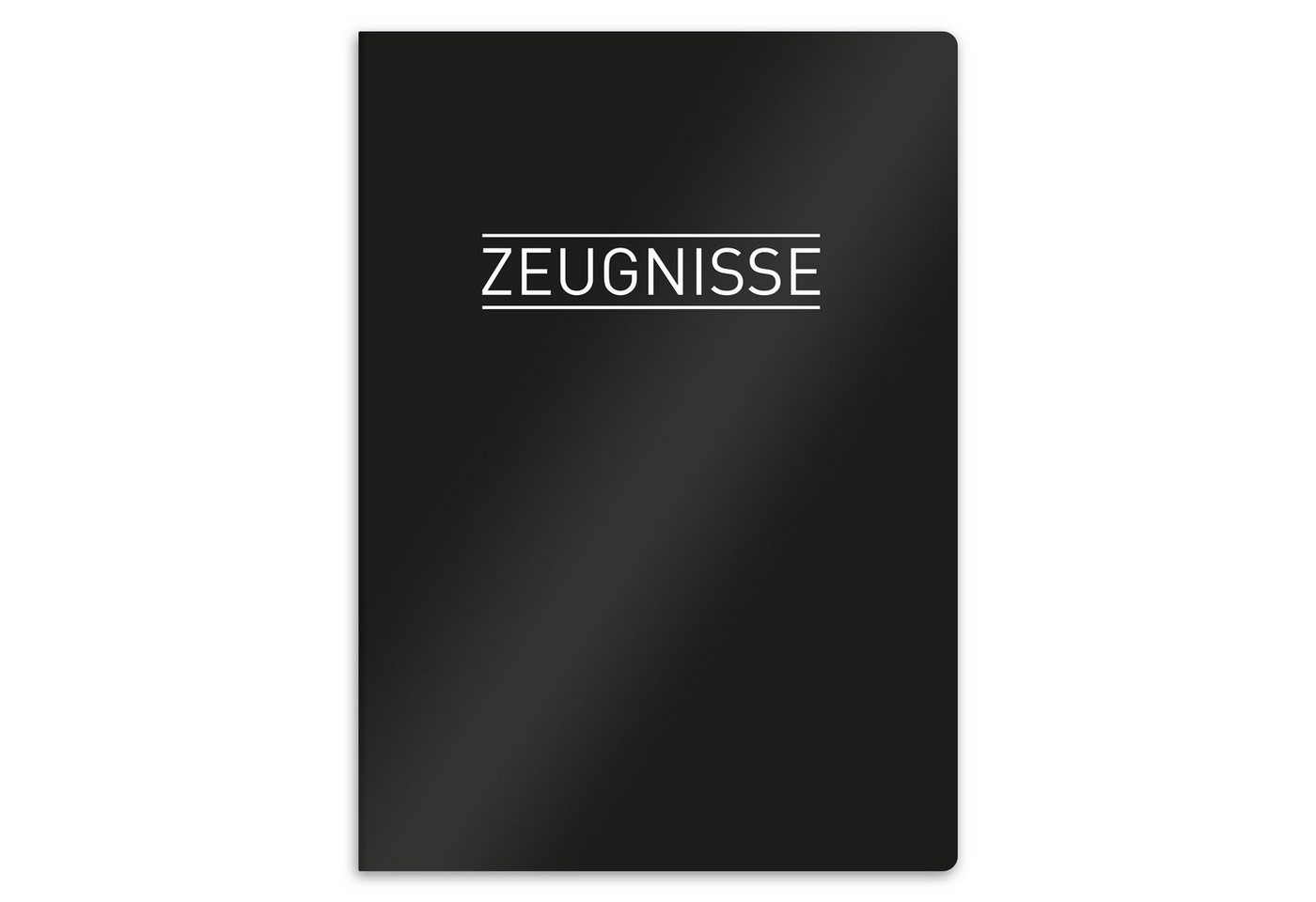 itenga Organisationsmappe itenga Zeugnismappe A4 Kunststoff Sichtbuch schwarz Bild 3