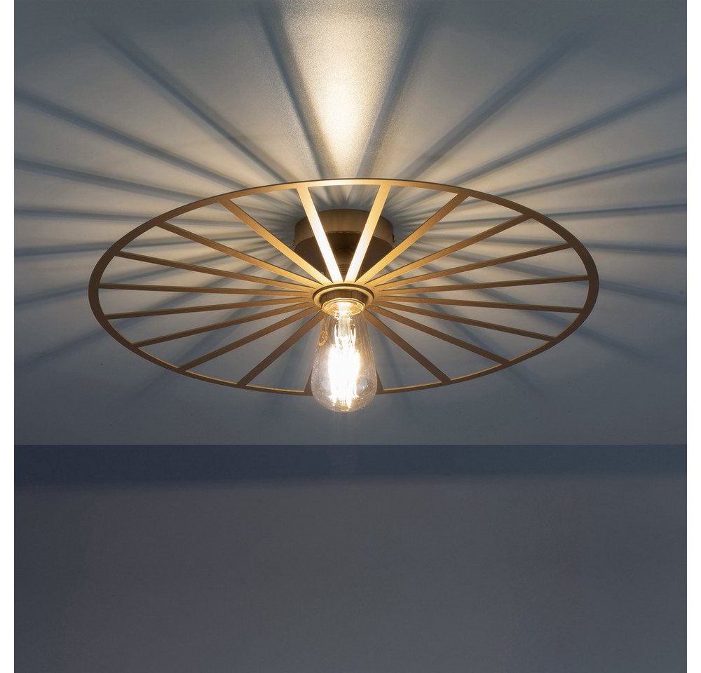 JUST LIGHT LED Deckenleuchte Decken- und Wandleuchte SPIKE, 1xE27/40W, für Wand- und Deckenmontage geeignet Bild 2