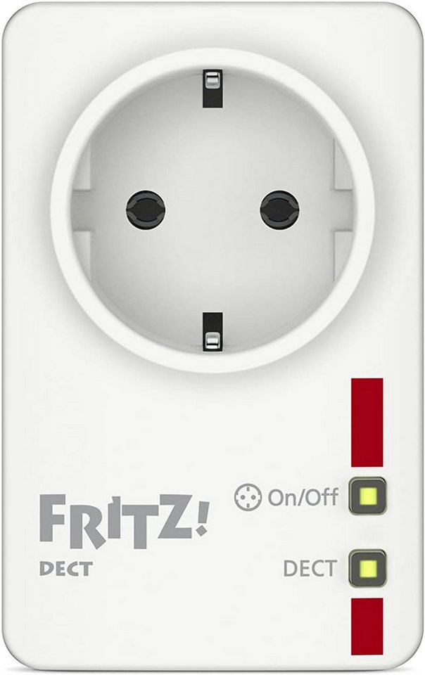 Fritz! Steckdose FRITZ!DECT 200 Smart Home intelligente Steckdose, Steuerung per PC, Notebook, FRITZ!Fon, Smartphone oder Tablet