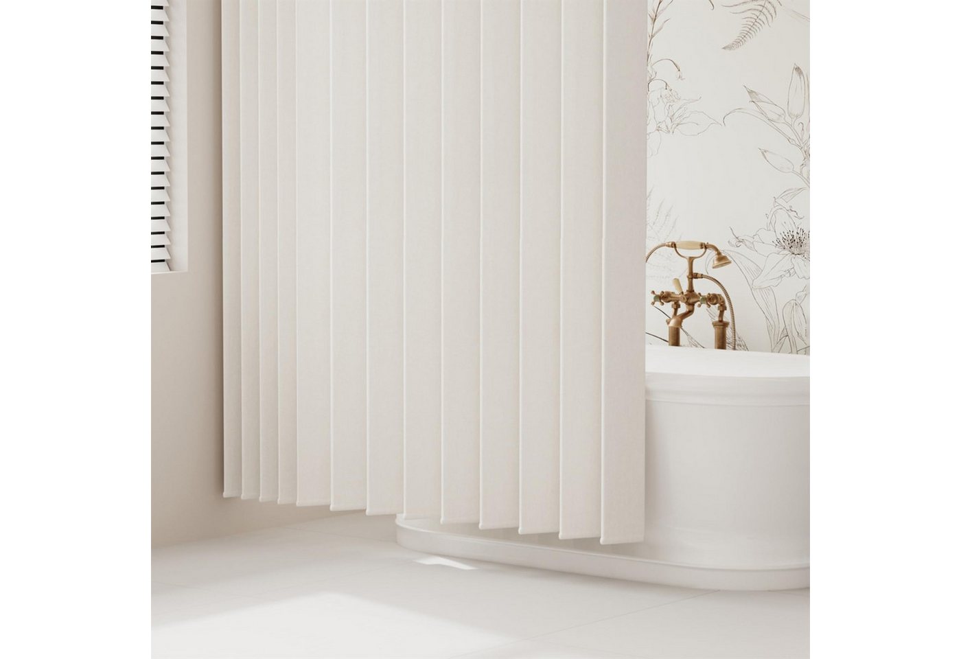 Coonoor Duschvorhang Wasserdichter Magnet-Falt-Duschvorhang, Verdickter Leinenoptik-Vorhang Breite 120 cm (1-tlg), Ideal für Badezimmer, Türrahmen, Schlafzimmer und als Raumteiler Bild 3