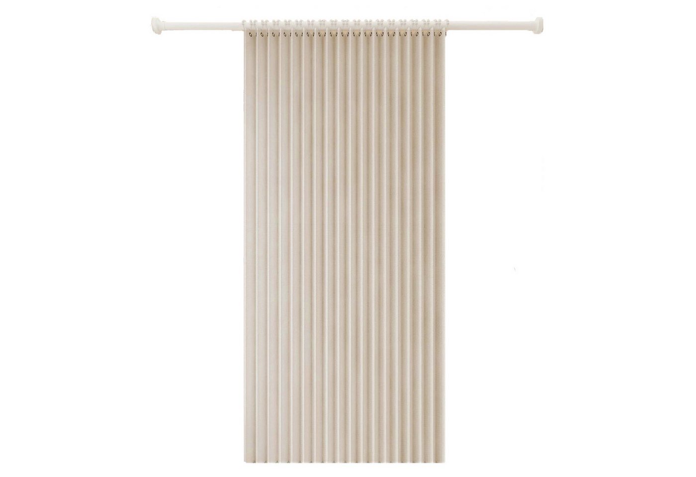 Coonoor Duschvorhang Wasserdichter Magnet-Falt-Duschvorhang, Verdickter Leinenoptik-Vorhang Breite 120 cm (1-tlg), Ideal für Badezimmer, Türrahmen, Schlafzimmer und als Raumteiler Bild 5
