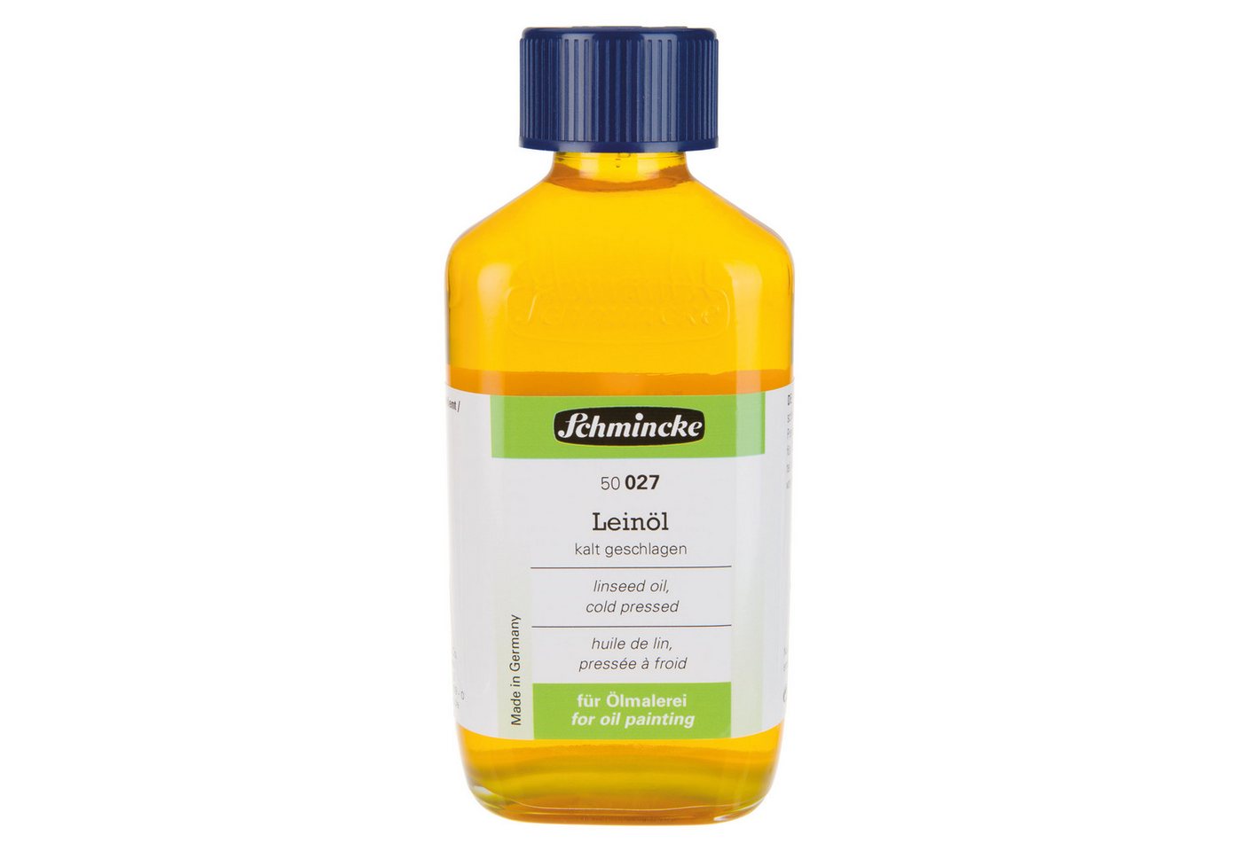 Schmincke Ölfarbe Leinöl kalt geschlagen - 200ml Öl Hilfsmittel 50 027 027