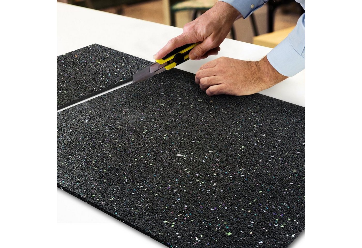 Floordirekt Gummimatte Bautenschutzmatte, Erhältlich in vielen Größen & Stärken, 100% Recycling-Gummigranulat Bild 3