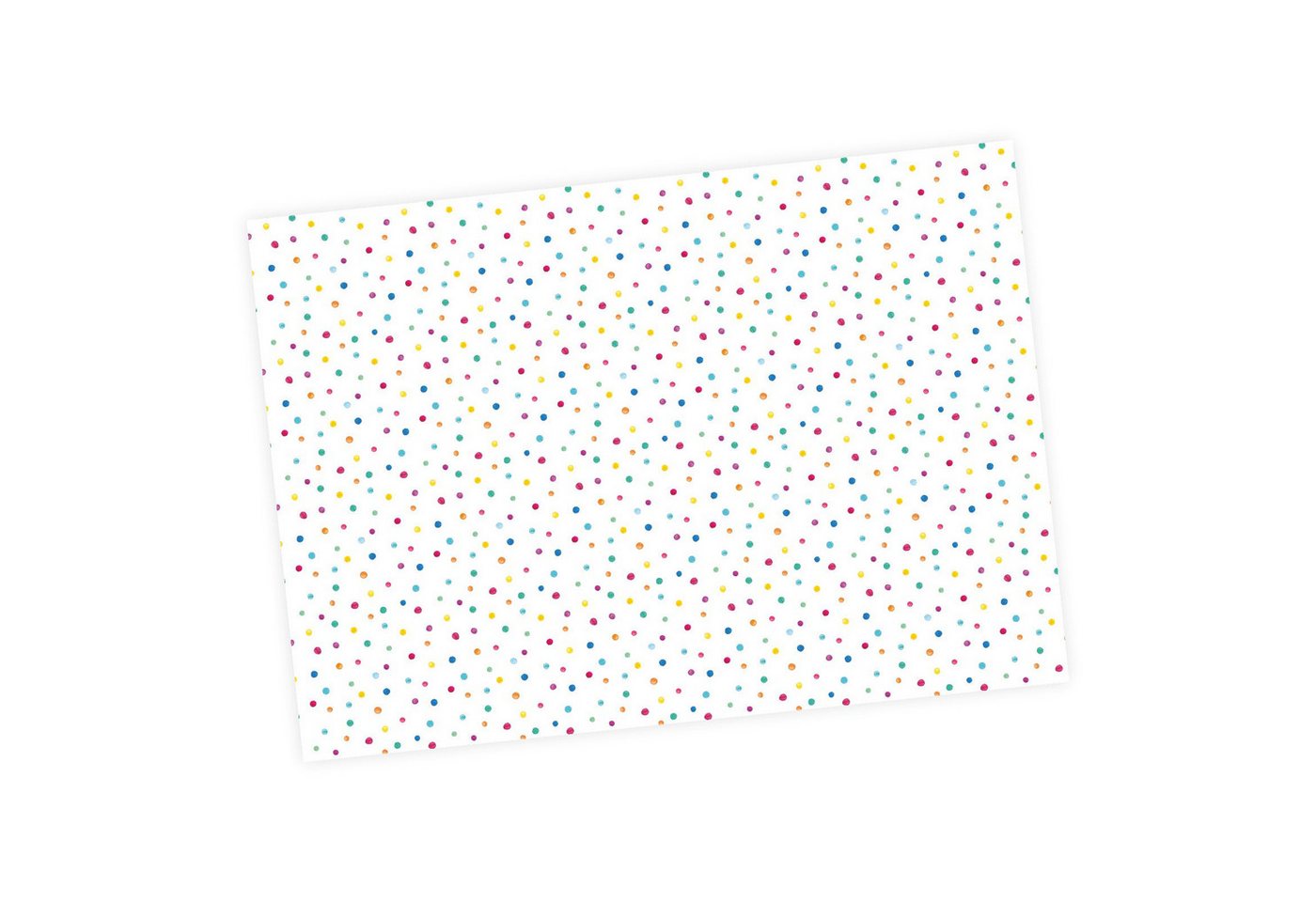 nikima Geschenkpapier 5 Bögen Geschenkpapier Punkte Dots bunt - 1,60€/qm - 84,1 x 59,4 cm, 5 Bögen Bild 3