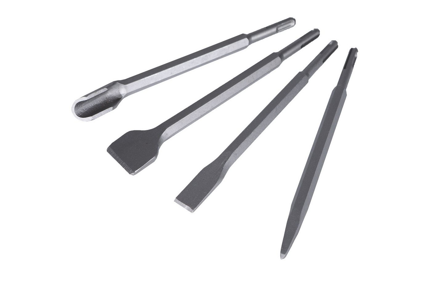 Home4Living Meißel-Set Meißel-Set SDS-Plus 4 teilig Kanalmeißel Stahl Meissel 4tlg., 250 in mm, (4-tlg) verschiedene Meißel Bild 2