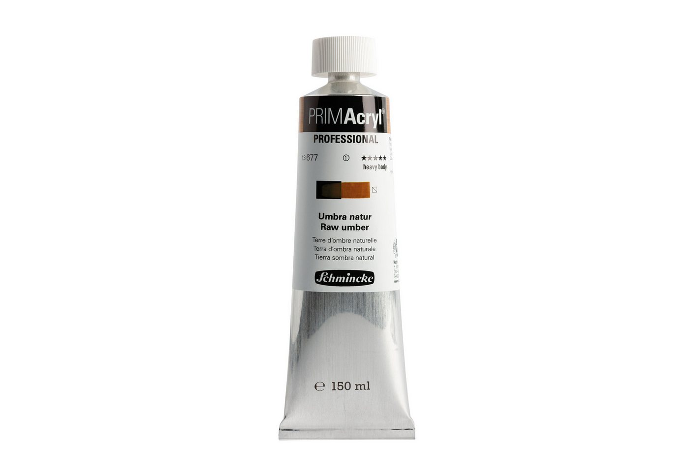 Schmincke Acrylfarbe PRIMAcryl - Umbra natur - 150ml Feinste Künstler Acrylfarbe 13 677 019