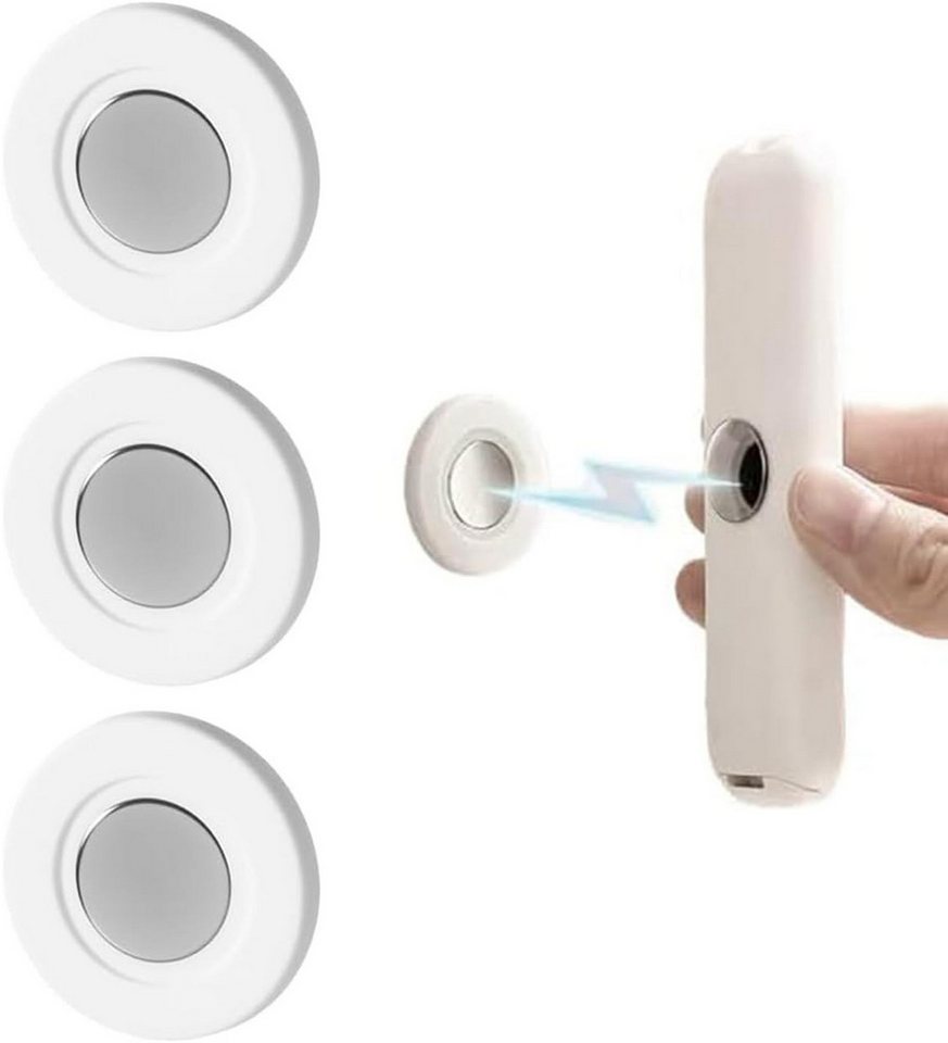 FELIXLEO Magnethalter 3er Magnetischer Fernbedienungshalter Selbstklebend Weiß (1-St)