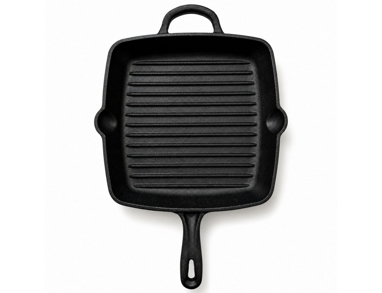 Zilner Grillpfanne Schwere Gusseisenpfanne, Grillpfanne, Camping Induktion, Gas, Backofen, Gusseisen (Dank ihrer hochwertigen Verarbeitung und vielseitigen Einsatzmöglichkeiten ist sie außerdem eine ideale Geschenkidee für Geburtstage, Hochzeiten, Weihnachten, Einweihungen oder jeden Grill und Outdoor Liebhaber)