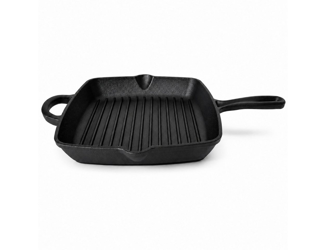 Zilner Grillpfanne Schwere Gusseisenpfanne, Grillpfanne, Camping Induktion, Gas, Backofen, Gusseisen (Dank ihrer hochwertigen Verarbeitung und vielseitigen Einsatzmöglichkeiten ist sie außerdem eine ideale Geschenkidee für Geburtstage, Hochzeiten, Weihnachten, Einweihungen oder jeden Grill und Outdoor Liebhaber) Bild 2