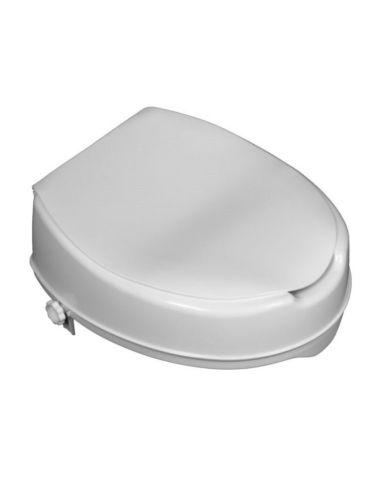 Mobilex Toilettensitzerhöhung mit Deckel, 5 cm