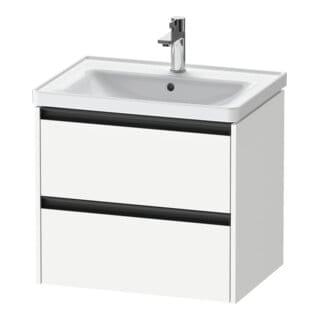 Duravit Waschtischunterschrank Ketho.2 63,4x45,5cm, we. ma, 2 Schub., wandhängend