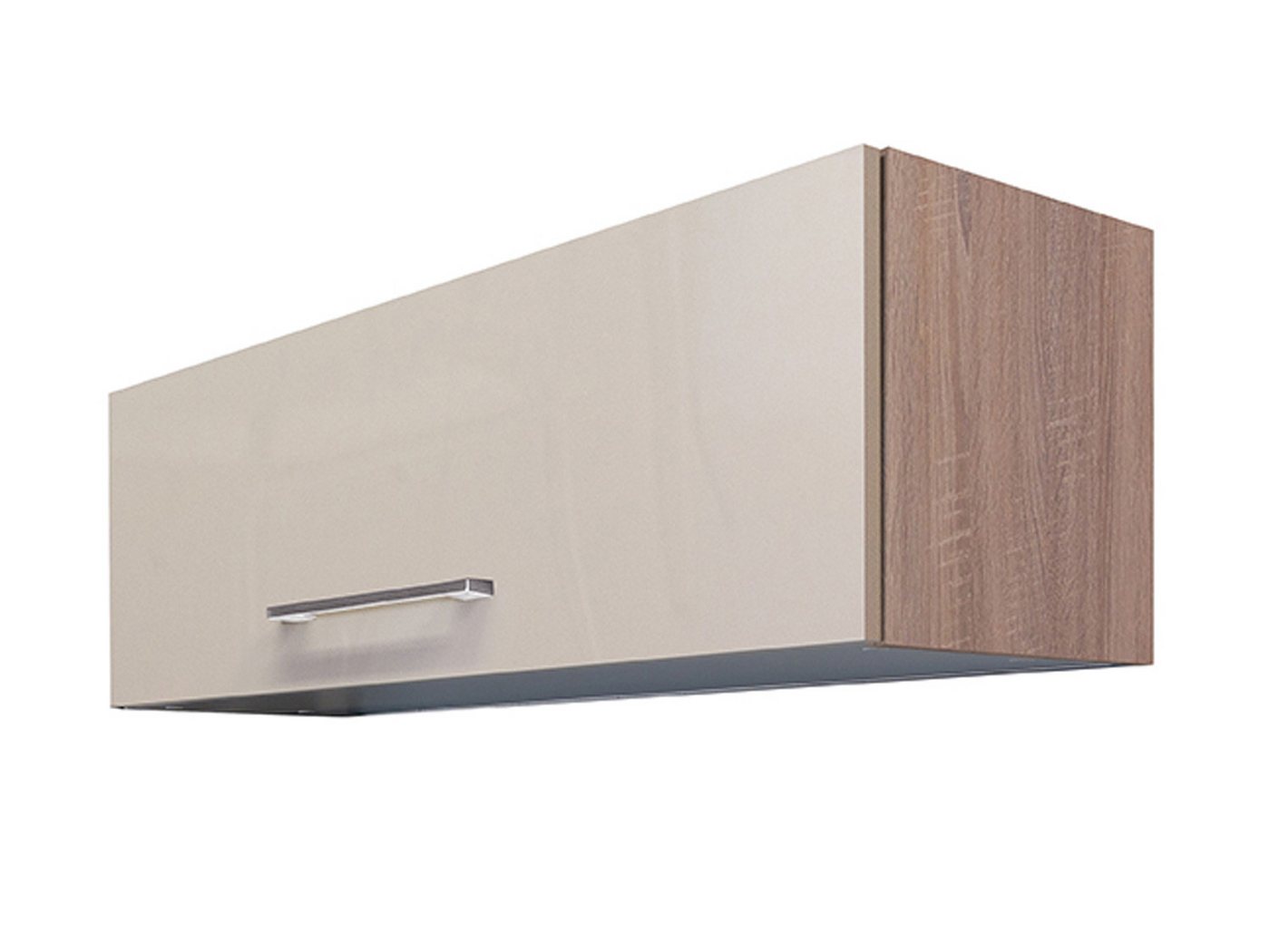 Flex-Well Kurzhängeschrank Kurzhängeschrank Küche - 100 cm breit - Kaschmir Glanz, mit Klapptür – Bild 4