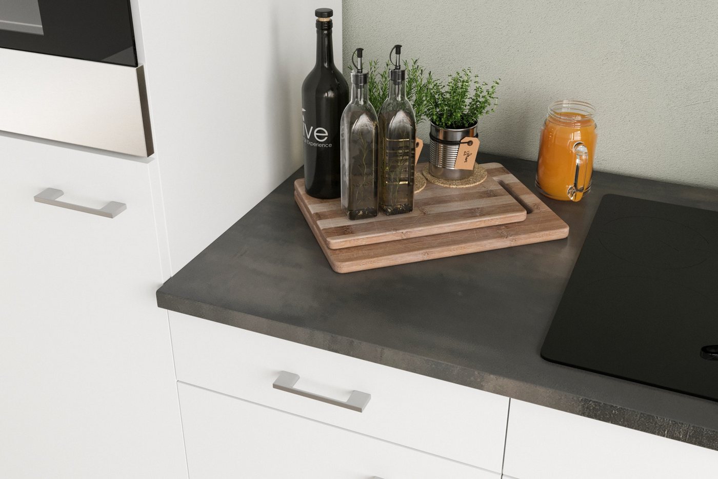 Flex-Well Unterschrank Küchenunterschrank - 50 cm breit - Weiß – Toska Bild 3