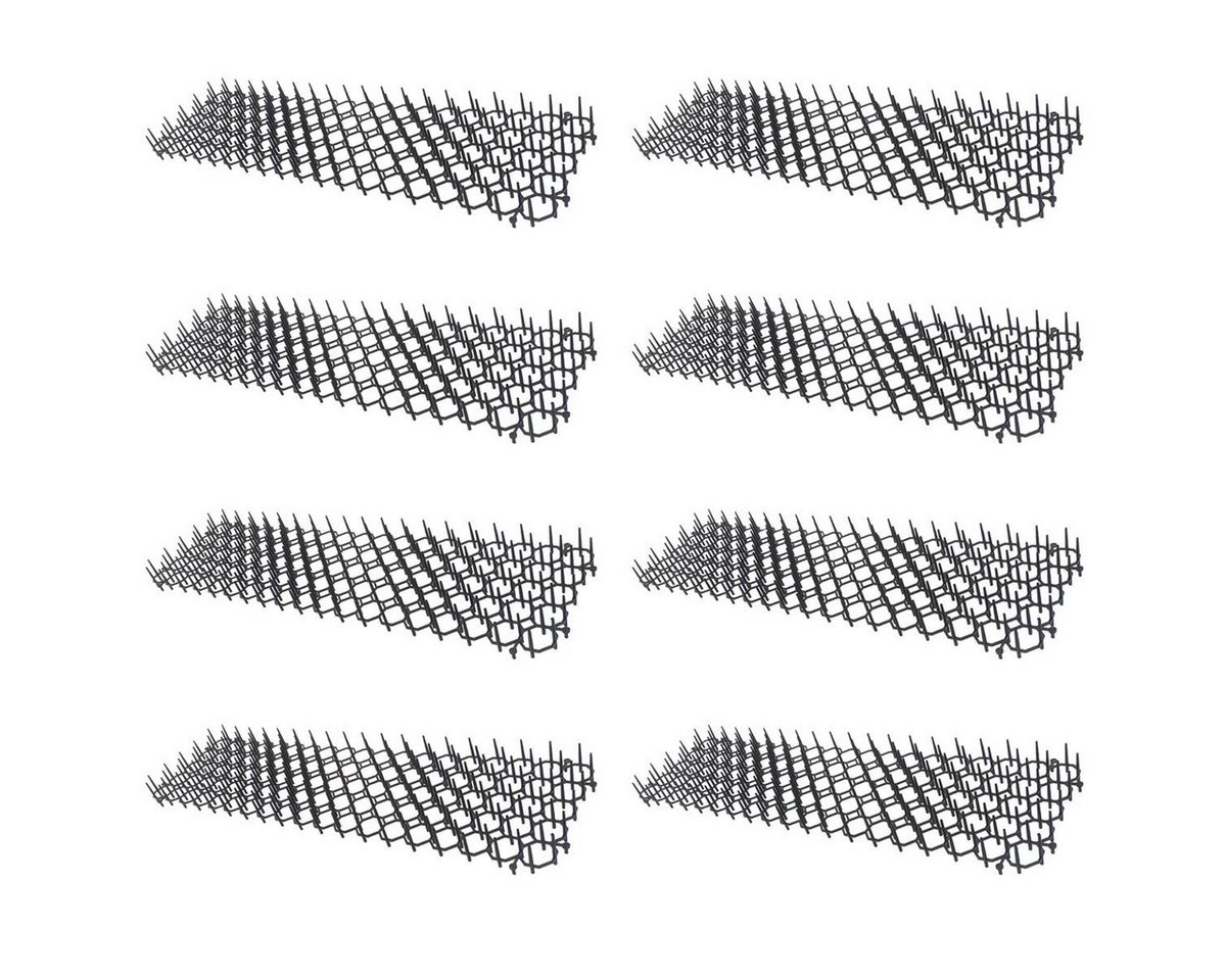 varivendo Marder-Schutzgitter 4 x Tier Abwehrmatte (8 Stück), 50x13x3 cm, Set, 8-St., Tier-Abwehrmatten, Tierabwehr Katzenabwehr Dornengitter Marderabwehr Tierschreck Bild 5