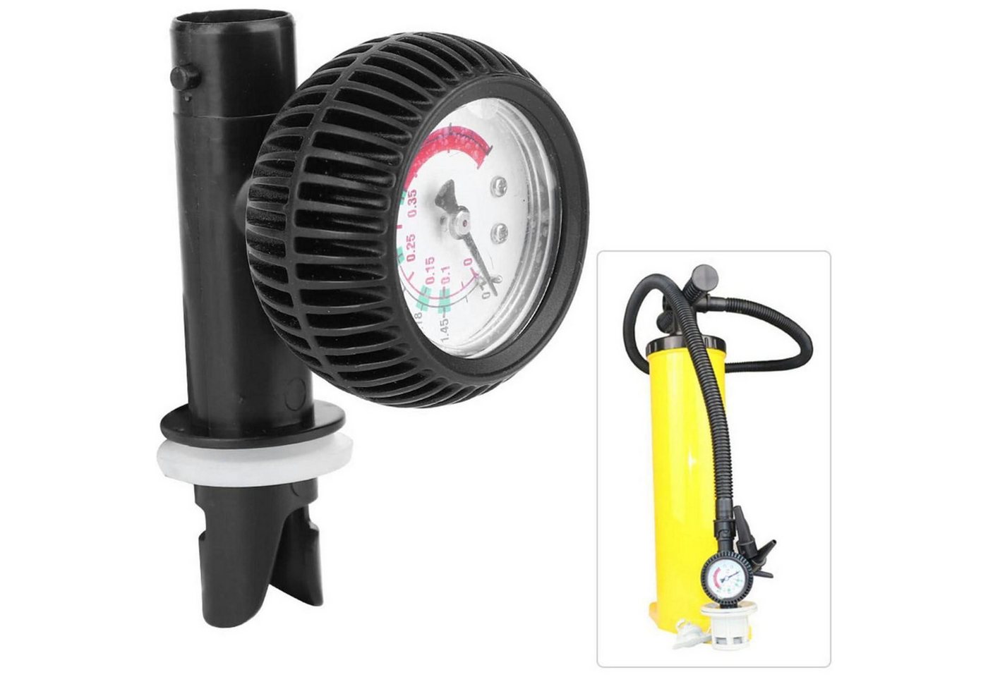 LuxusKollektion Luftpumpe Luftpumpen-Manometer 0-5 PSI für aufblasbare Kajakboot-Surfbrettpumpen Bild 2