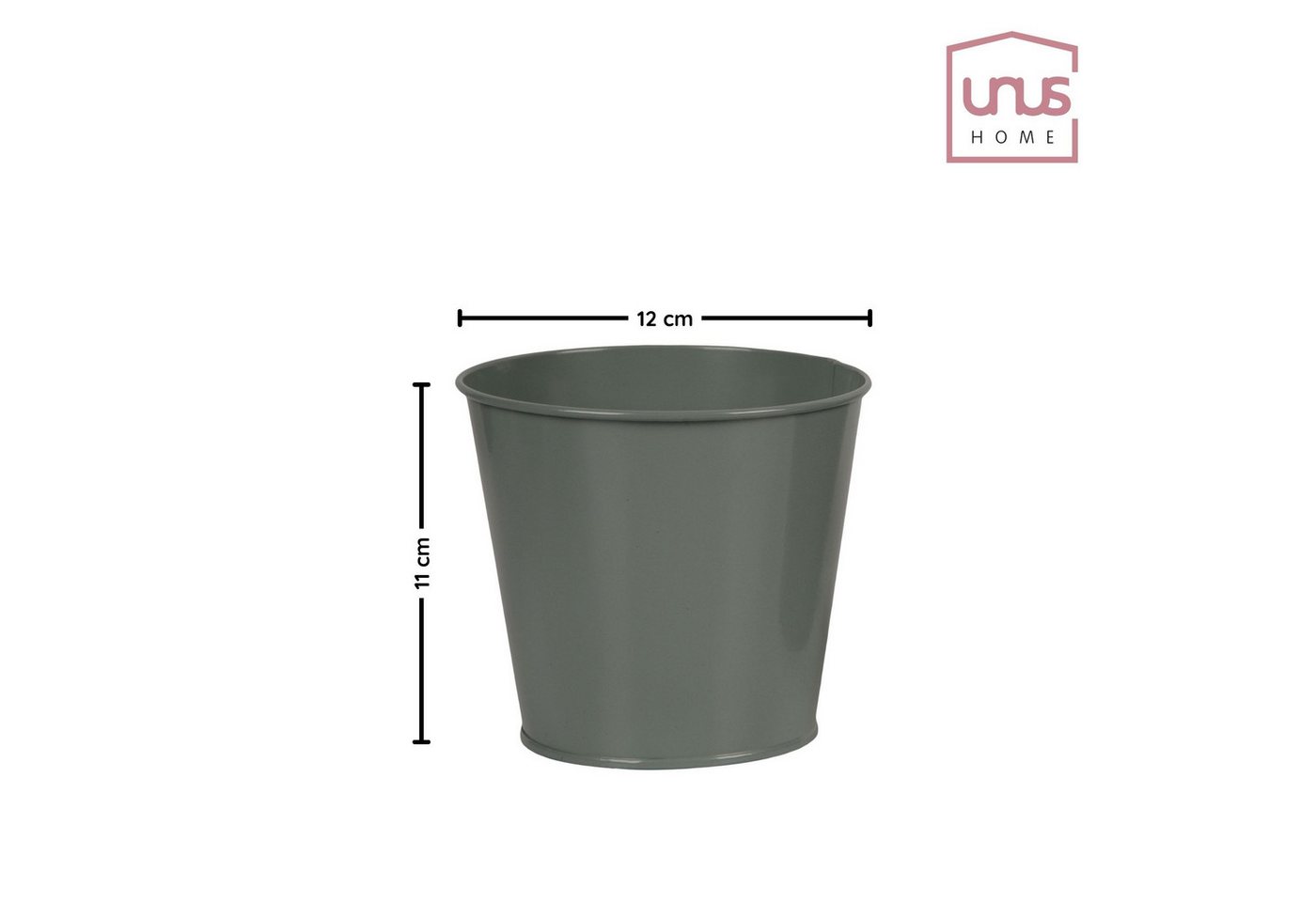 UNUS HOME Blumenkasten Kräuterbar, Pflanzenregal (60cm, grün), Stabile Drahtseilaufhängung, hängende Kräutertöpfe Bild 2