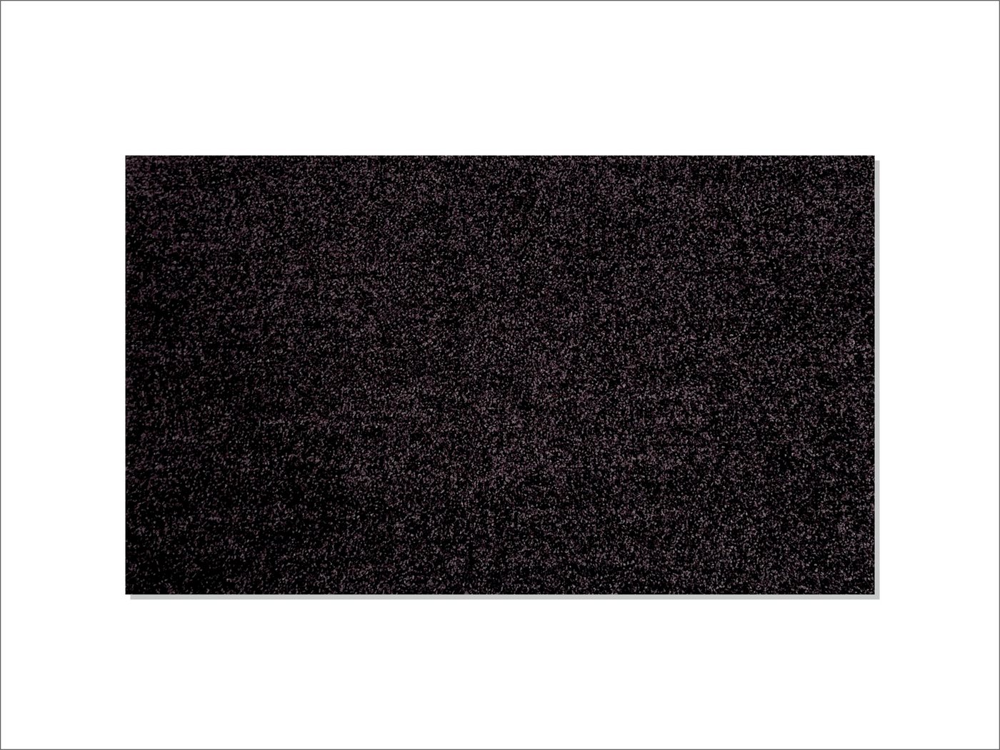 Keilbach Designprodukte Fußmatte bravo-1. 127x77x0,9cm, rechteckig, Höhe: 9 mm, rutschfest, 30°C waschbar, strapazierfähig, nur 9mm hoch Bild 3