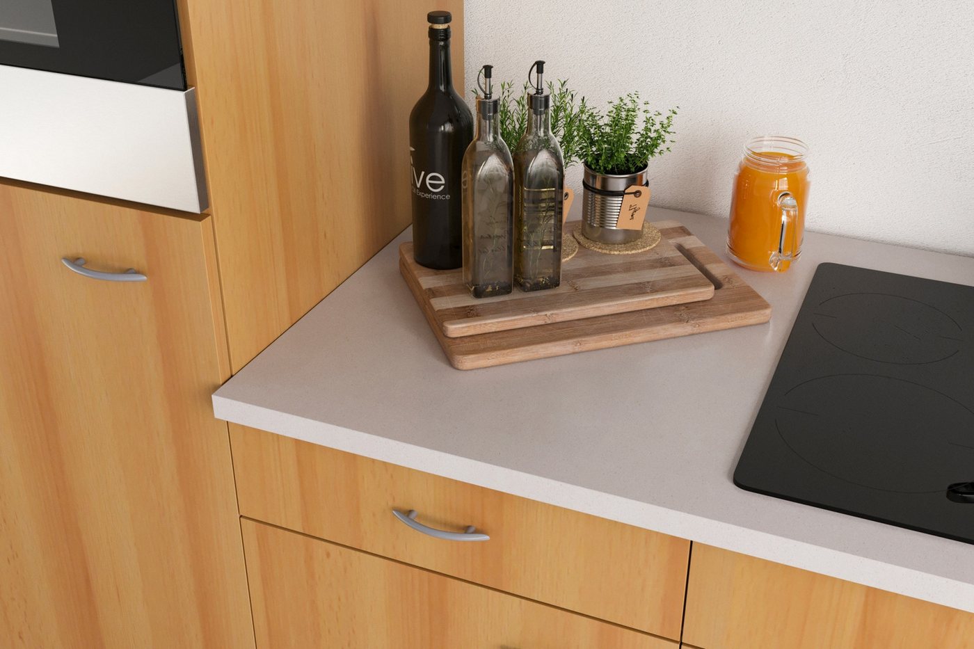 Flex-Well Unterschrank Küchenunterschrank - 40 cm breit - Buche – Namu Bild 3