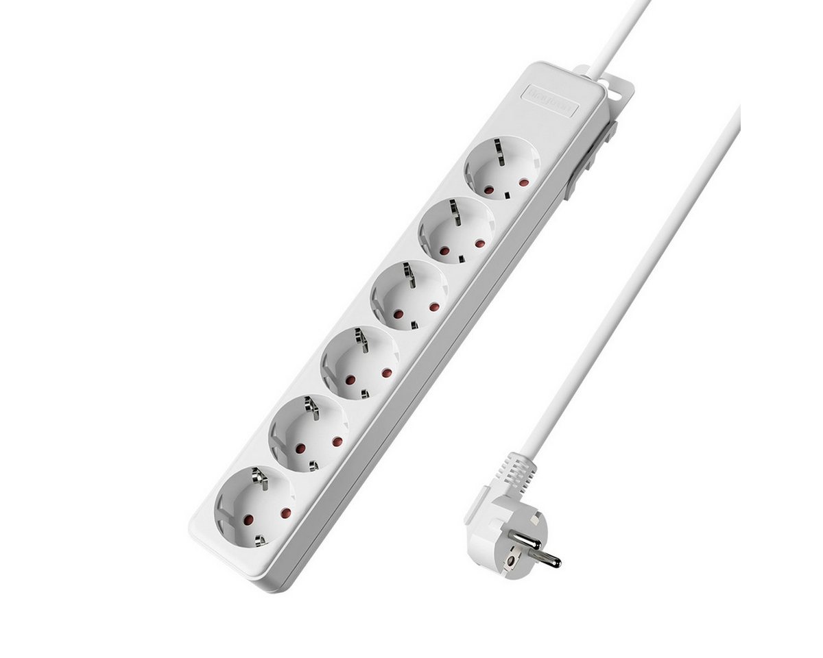 Braytron Mehrfachsteckdose 3-6 Fach mit/ohne Kabel Kindersicherung Steckdosenleiste 4-fach (Kindersicherung), Kindersicherung, Wandhalterung, konfigurierbar, Schalter Bild 5
