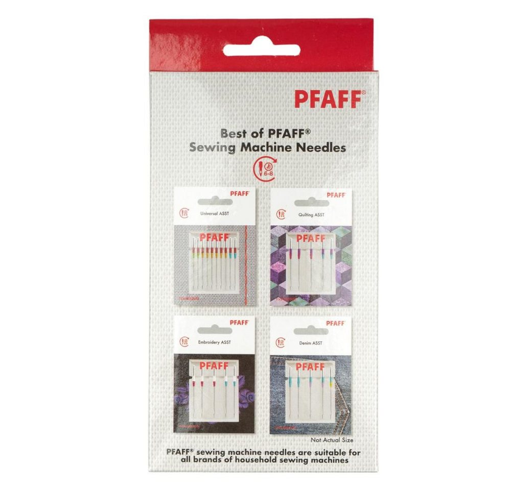 PFAFF Nähmaschinennadeln - Sortiment 4er - Universal- / Quilting- / Jeans- / Sticknadeln