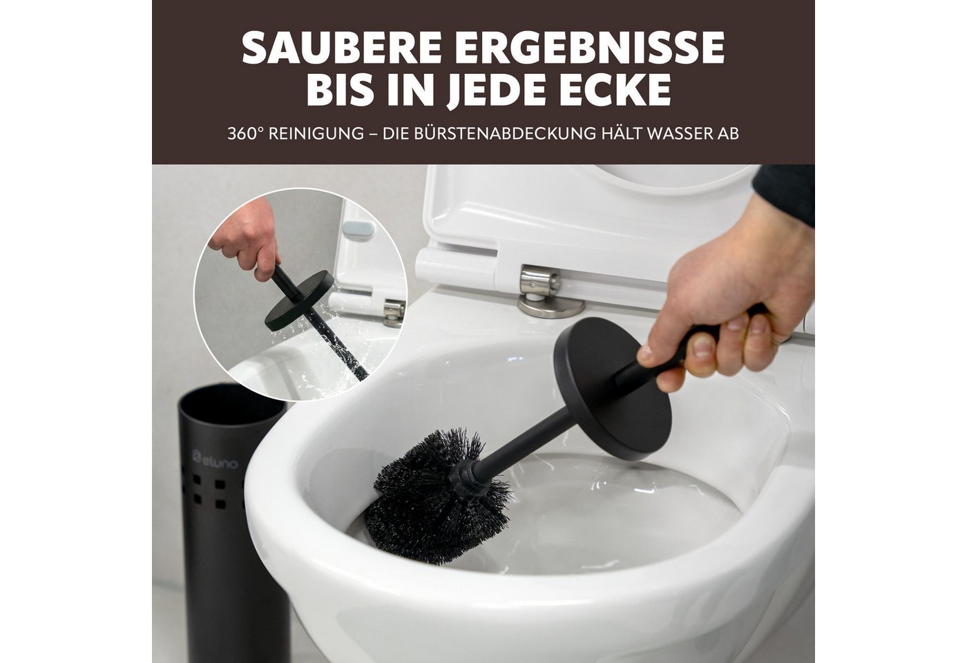 eluno Badaccessoire-Set Bad-Set AGLIANO 2tlg. mit Lock Dekor, 2 tlg. Bild 5
