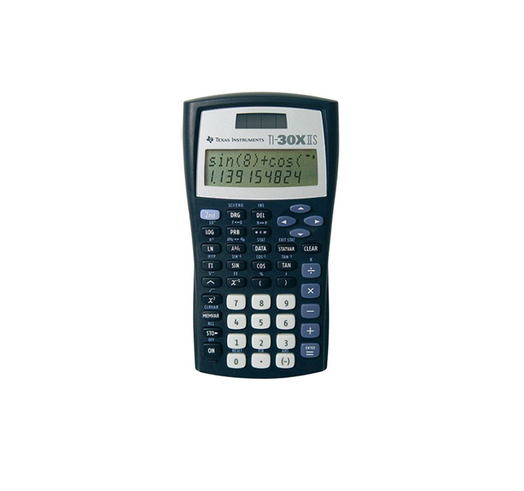 Texas Instruments Taschenrechner TI-30XIIS inkl. WYNGS Schutztasche Türkis
