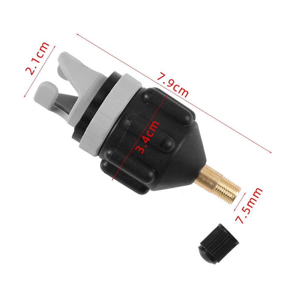 FELIXLEO Fahrradträger-Rahmenhalter Pumpenadapter Kompressor Adapter Ventiladapter für Paddle Motor Boot, (1-St) Bild 2